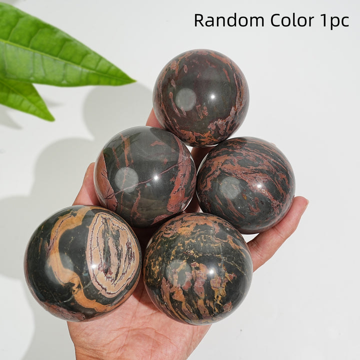 Natural Crystal Tiger Calcite Sphere