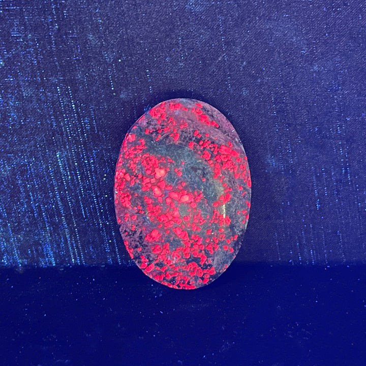 Ruby In Kyanite And Fuchsite Palm Stone
