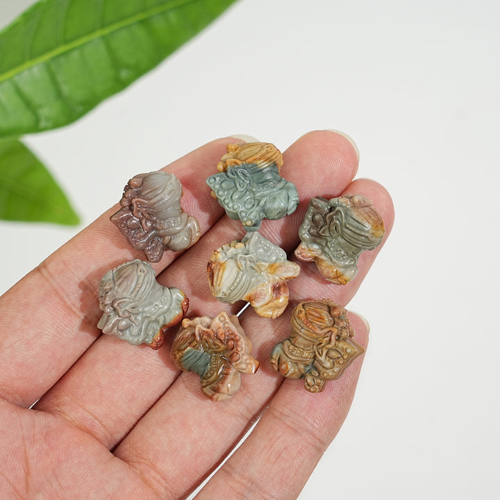 Natural Crystal Alashan Agate Butterfly Fairy Carving