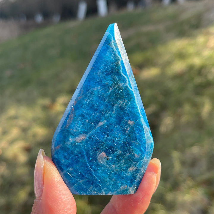 Blue Apatite Teardrop