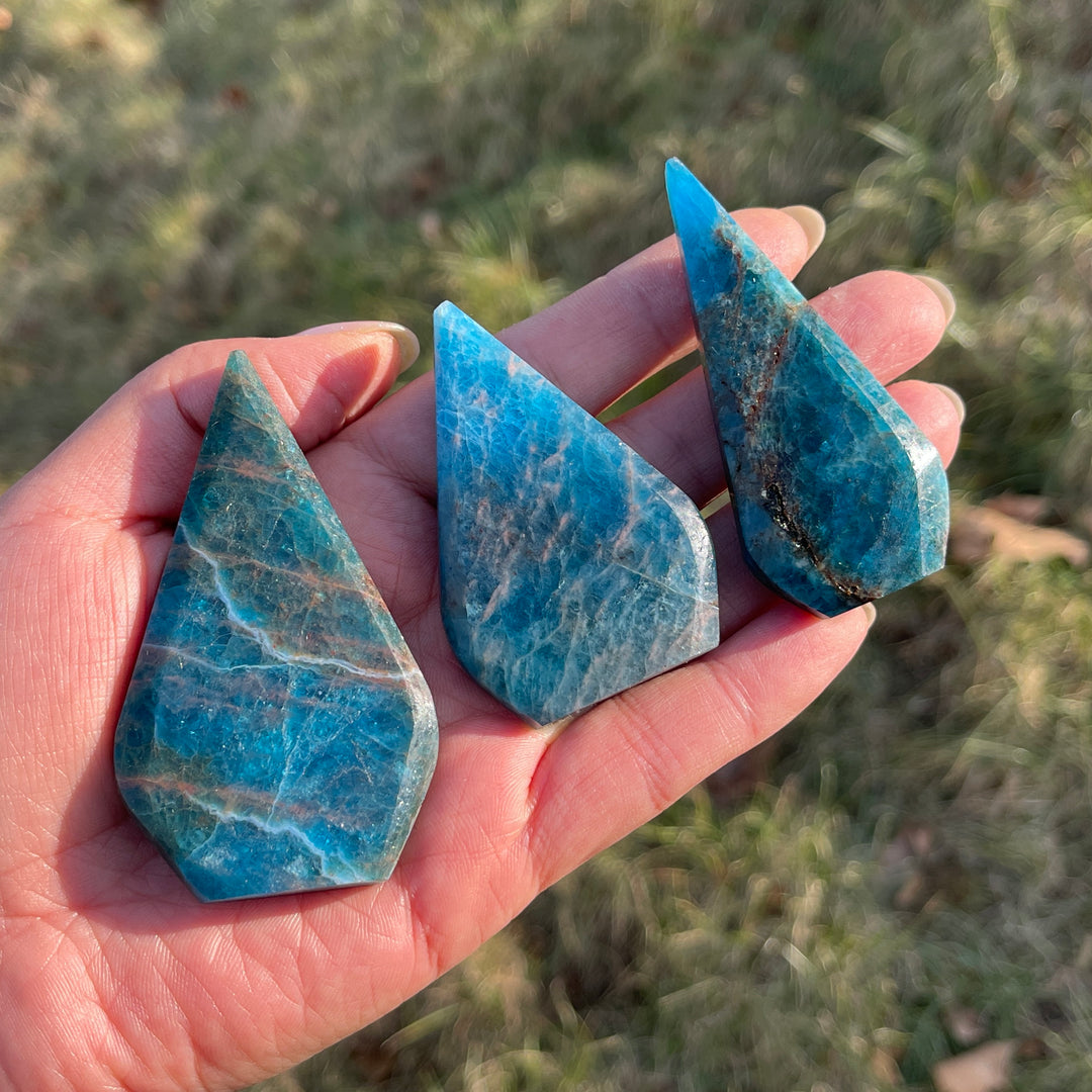 Blue Apatite Teardrop