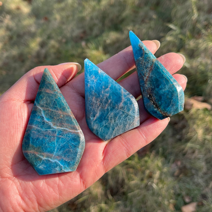 Blue Apatite Teardrop