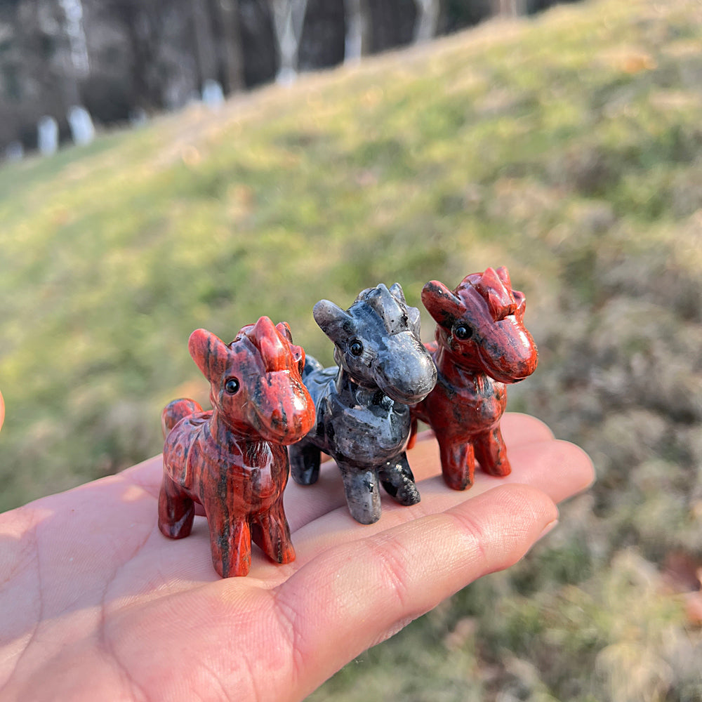 Natural Crystal Carving Horse