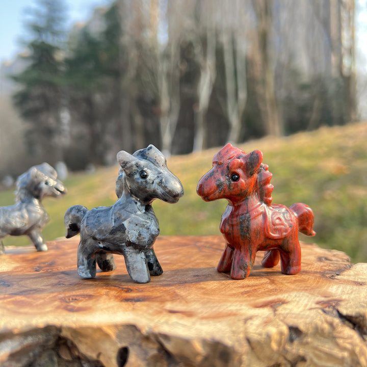 Natural Crystal Carving Horse