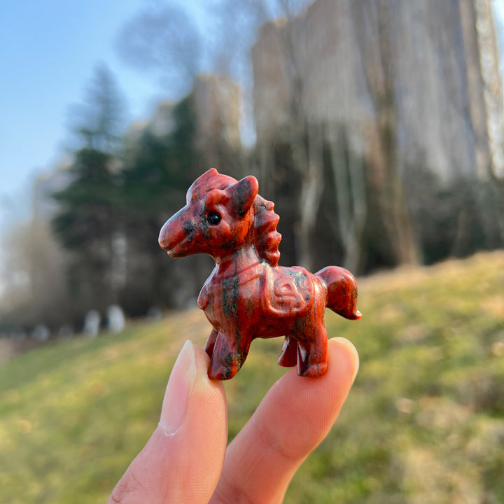 Natural Crystal Carving Horse