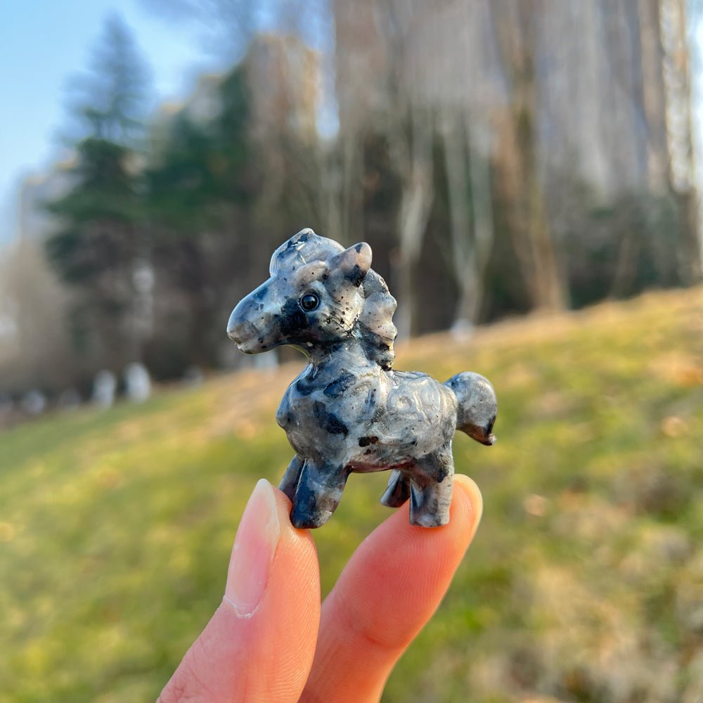 Natural Crystal Carving Horse