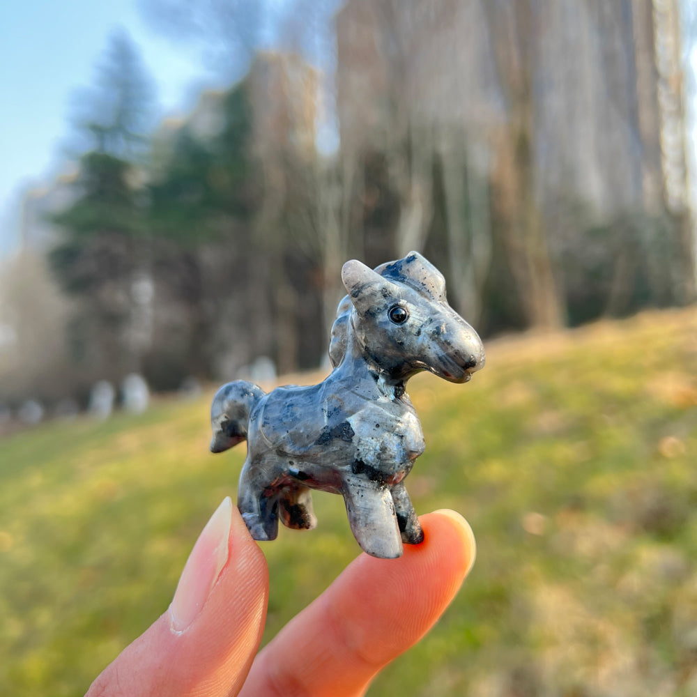 Natural Crystal Carving Horse