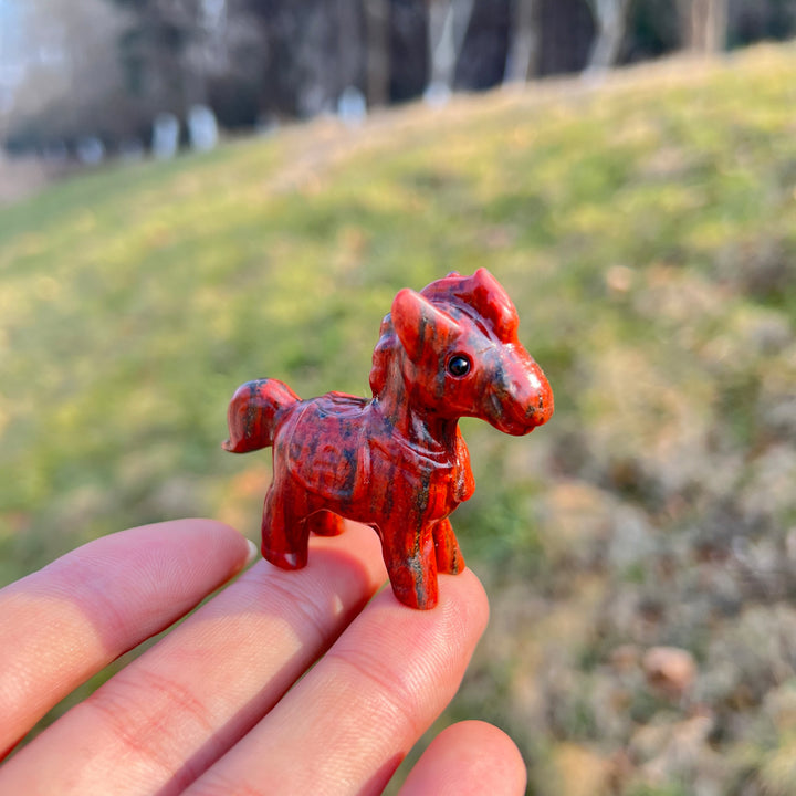 Natural Crystal Carving Horse