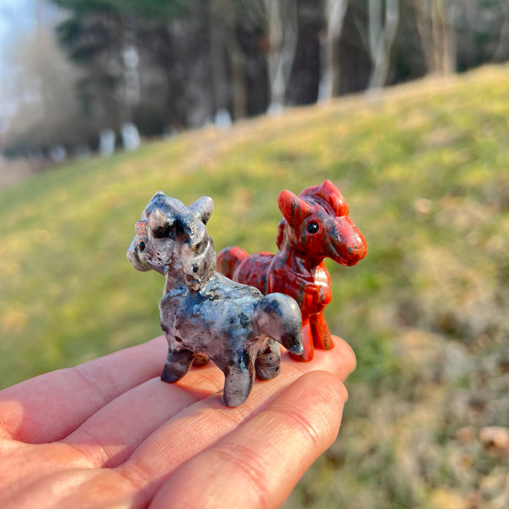 Natural Crystal Carving Horse