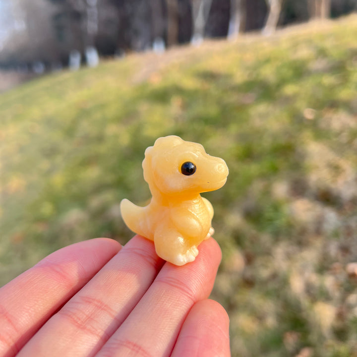 Natural Crystal Carving Mini Dinosaur