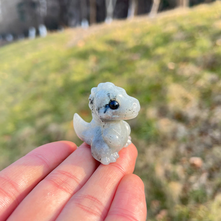 Natural Crystal Carving Mini Dinosaur