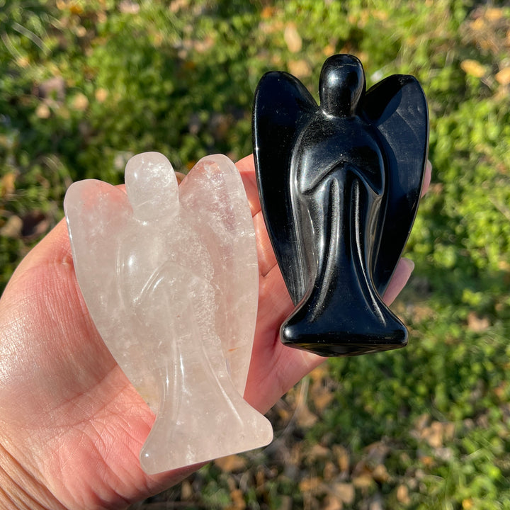 Natural Crystal Carving Angel