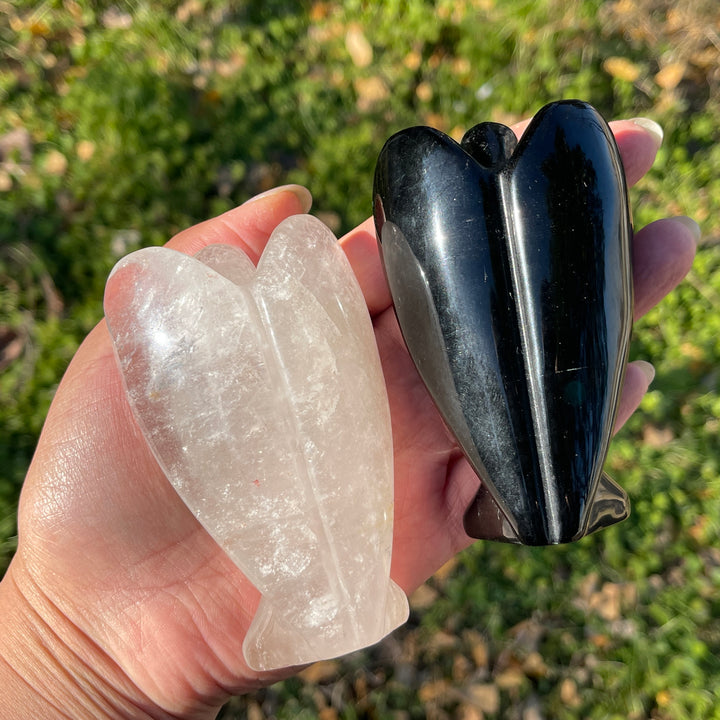 Natural Crystal Carving Angel