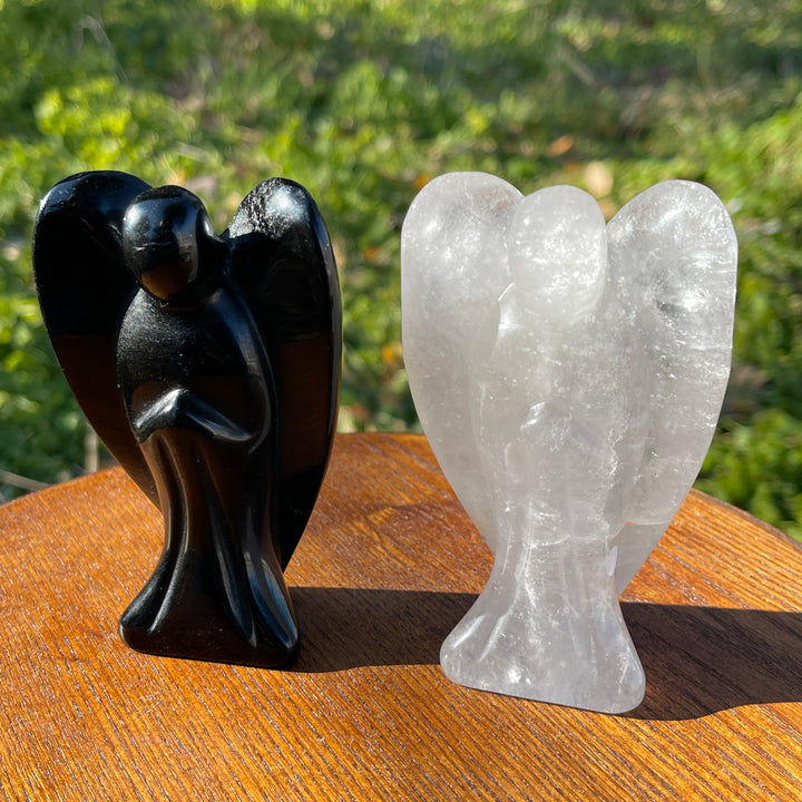 Natural Crystal Carving Angel