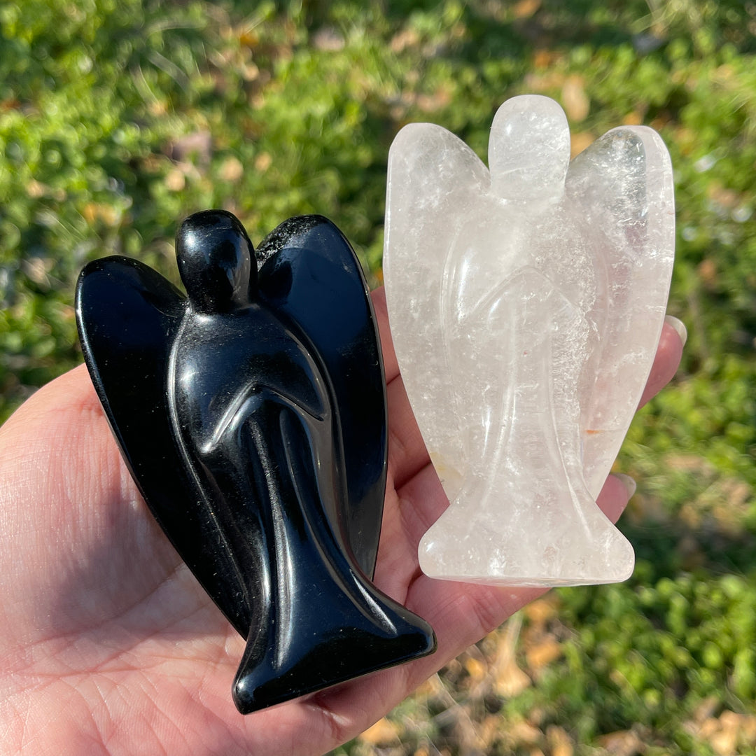 Natural Crystal Carving Angel
