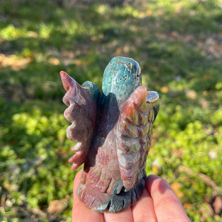 Natural Ocean Jasper Bird