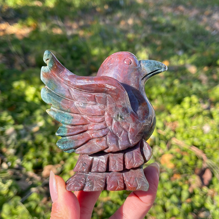 Natural Ocean Jasper Bird