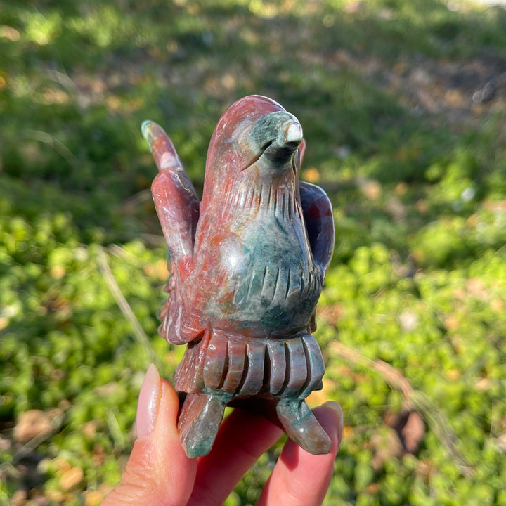 Natural Ocean Jasper Bird