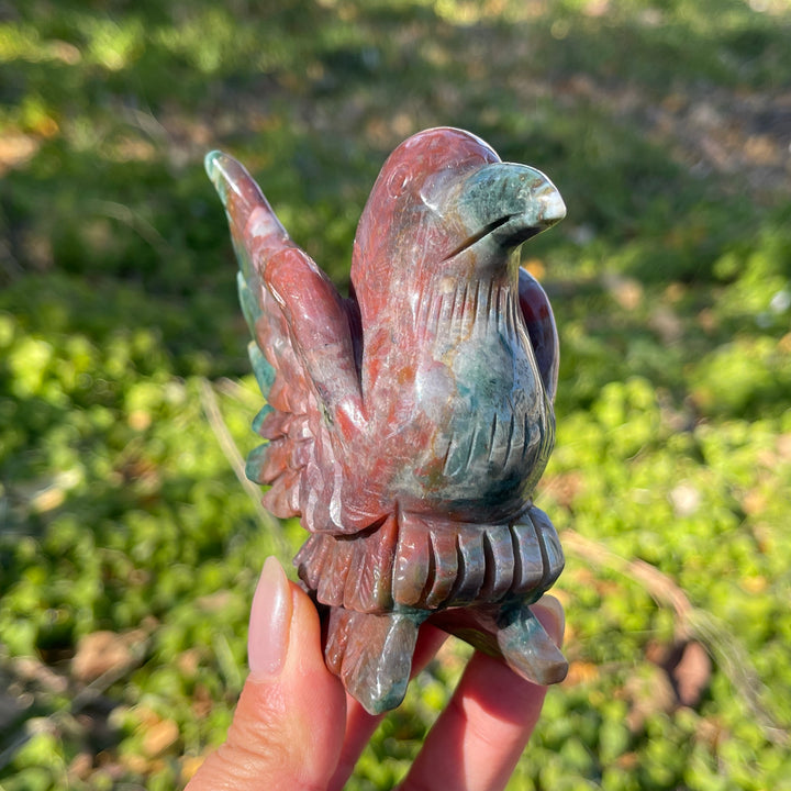 Natural Ocean Jasper Bird