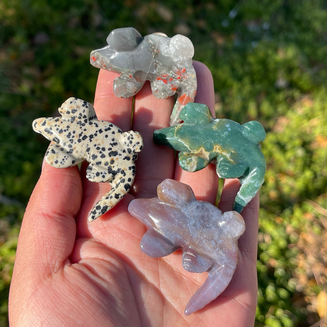 Natural Crystal Carving Crocodile