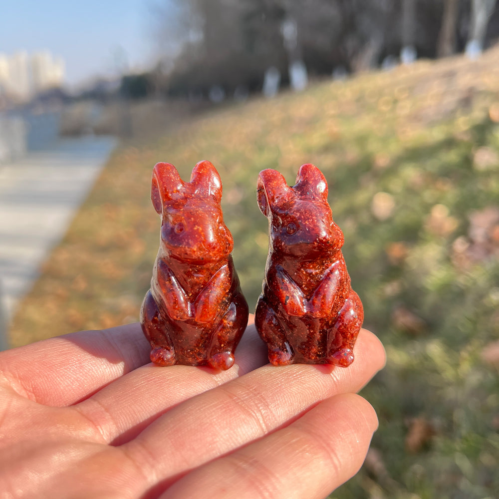 Strawberry Quartz Rabbit