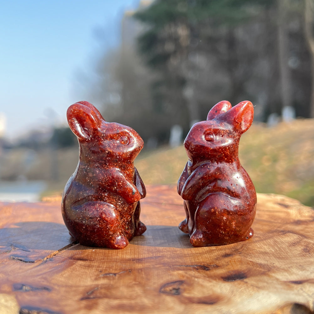 Strawberry Quartz Rabbit