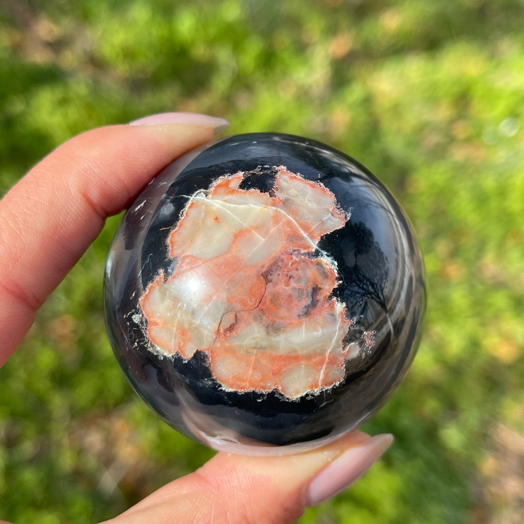 Natural Volcanic Agate Sphere