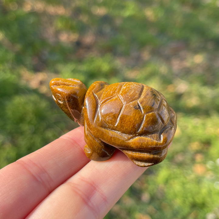 Natural Crystal Carving Sea Turtle