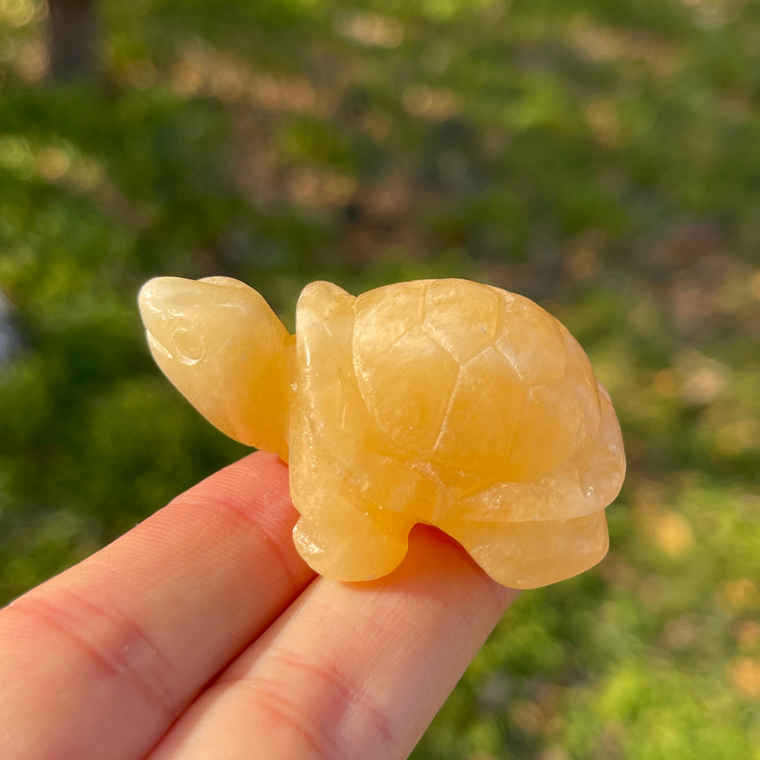 Natural Crystal Carving Sea Turtle