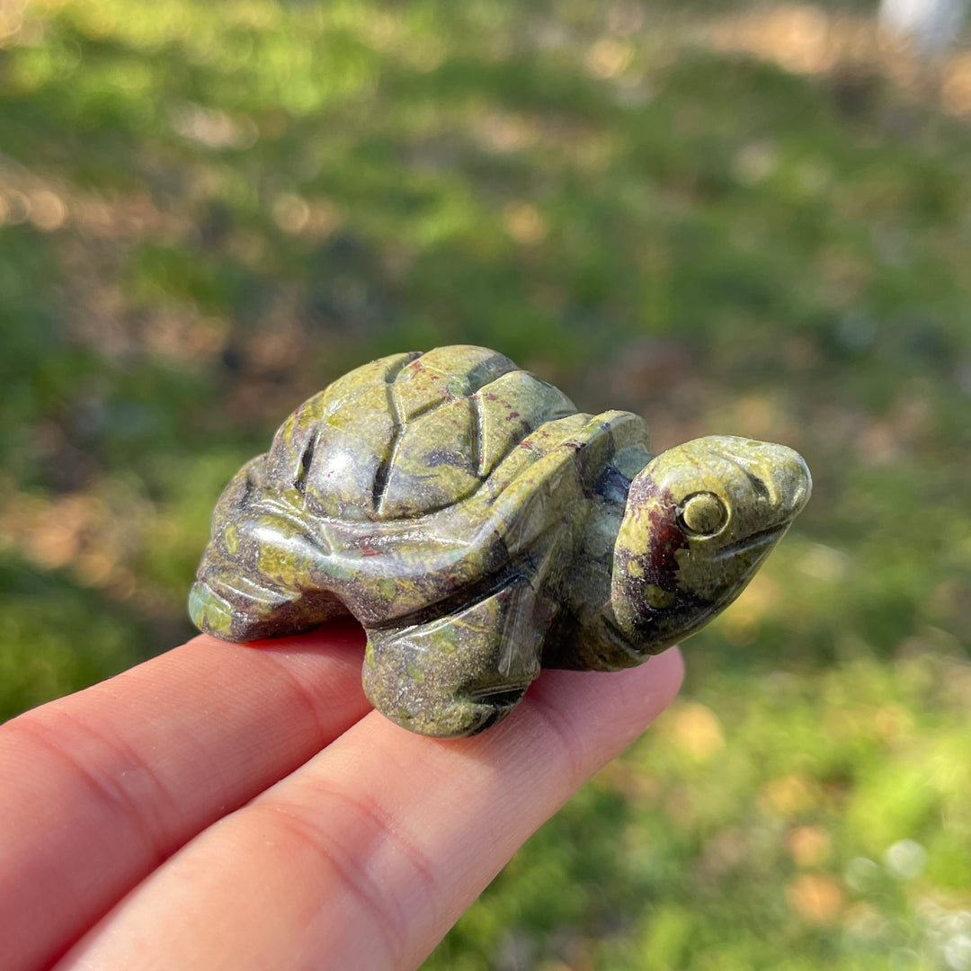 Natural Crystal Carving Sea Turtle