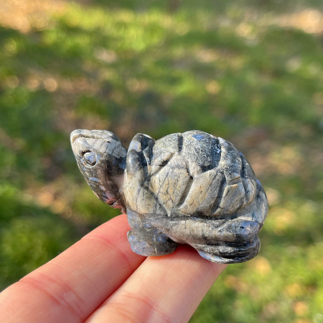 Natural Crystal Carving Sea Turtle
