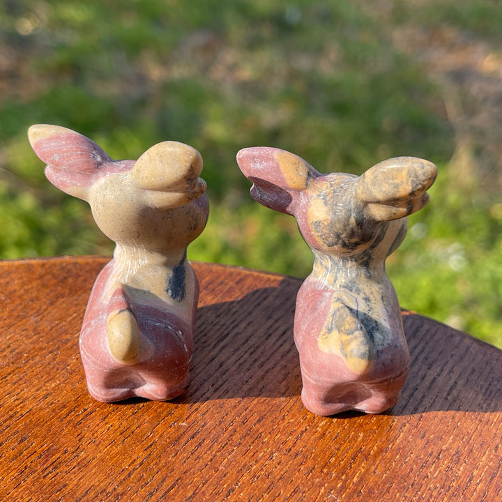 Natural Crystal Carving Picture Jasper Deer