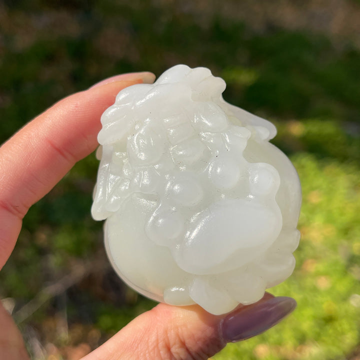 Unique,Natural Crystal Carving Dragon Turtle