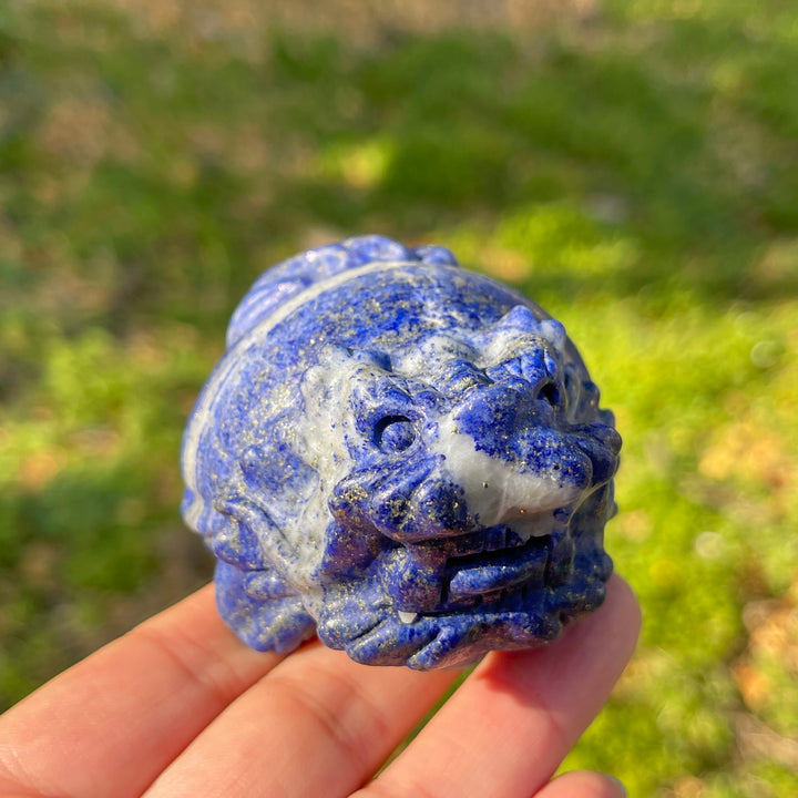 Unique,Natural Crystal Carving Dragon Turtle