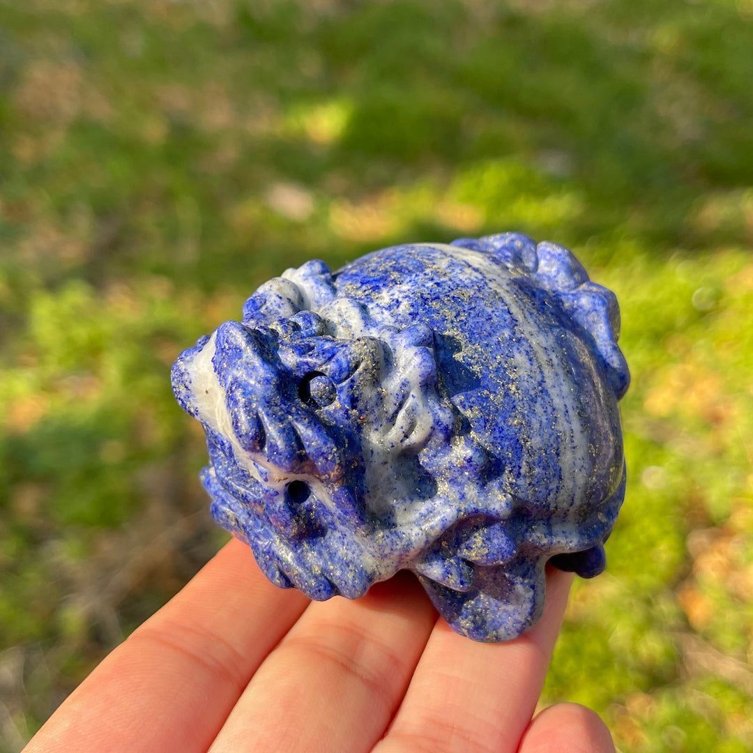 Unique,Natural Crystal Carving Dragon Turtle