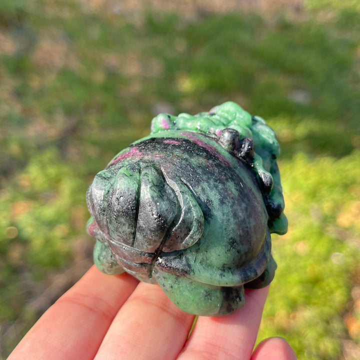 Unique,Natural Crystal Carving Dragon Turtle