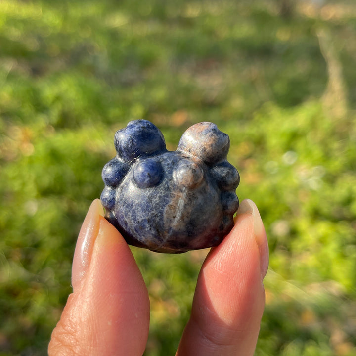 Natural Crystal Carving Mini Crab