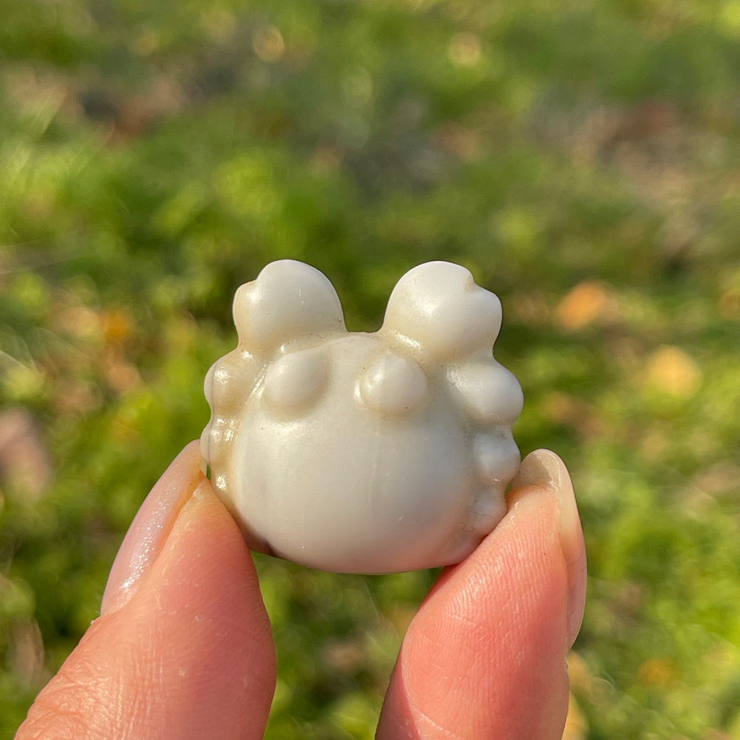 Natural Crystal Carving Mini Crab