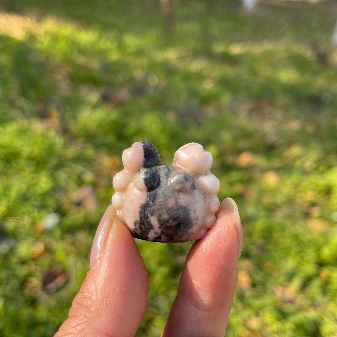 Natural Crystal Carving Mini Crab