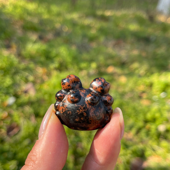Natural Crystal Carving Mini Crab