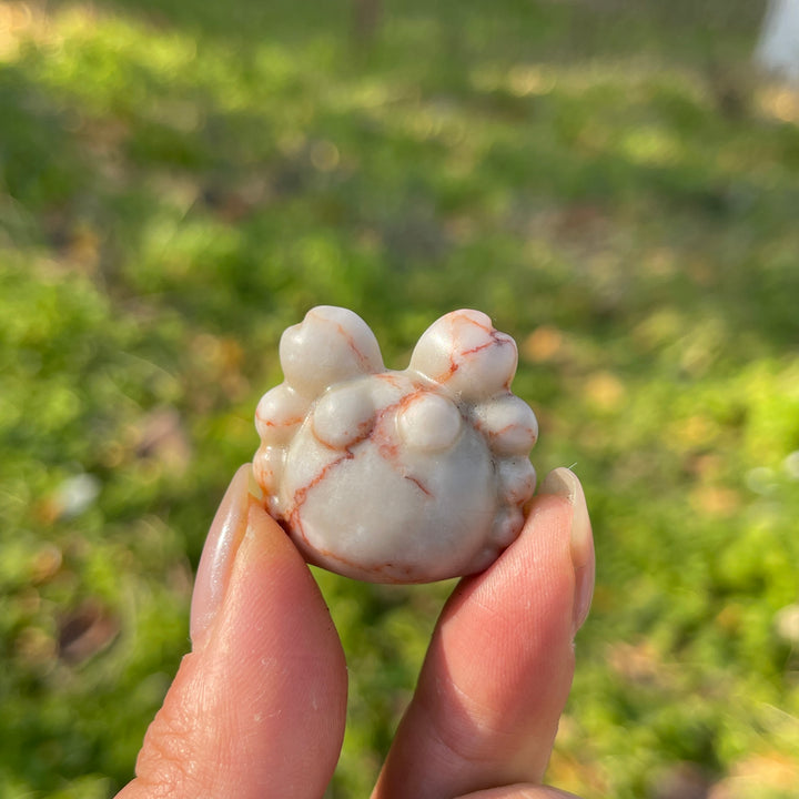 Natural Crystal Carving Mini Crab