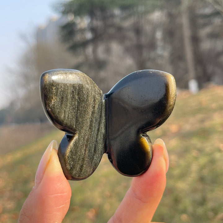 Natural Crystal Carving 3D Butterfly