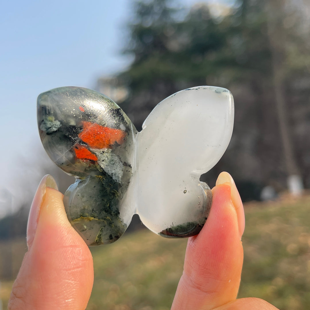 Natural Crystal Carving 3D Butterfly