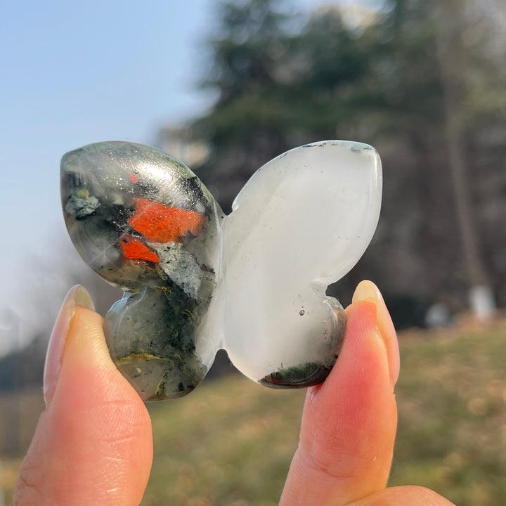 Natural Crystal Carving 3D Butterfly