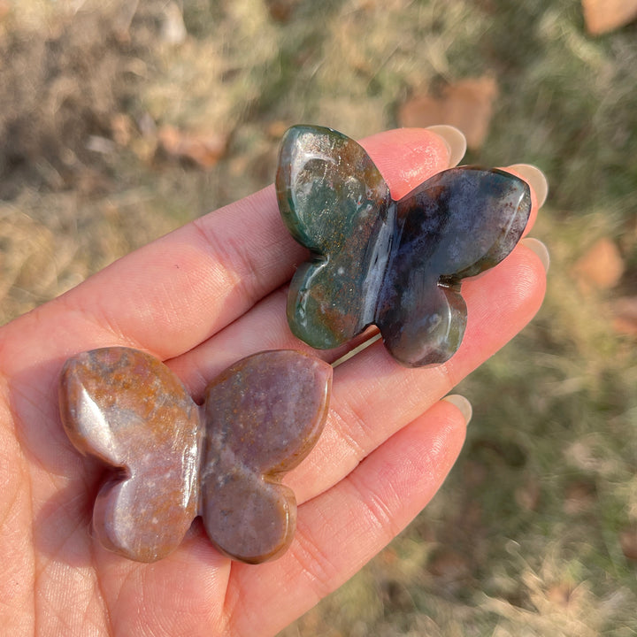 Natural Crystal Carving 3D Butterfly