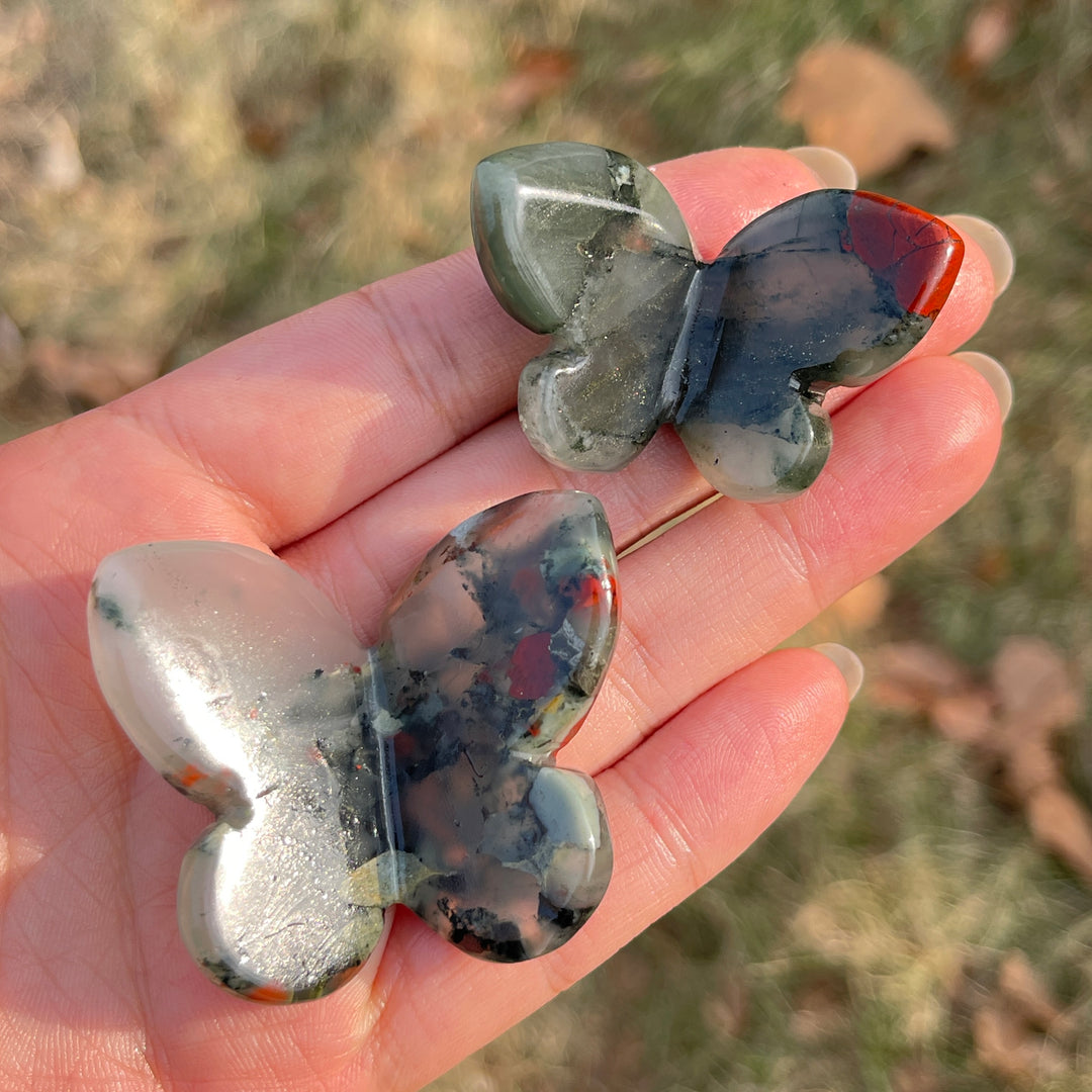 Natural Crystal Carving 3D Butterfly