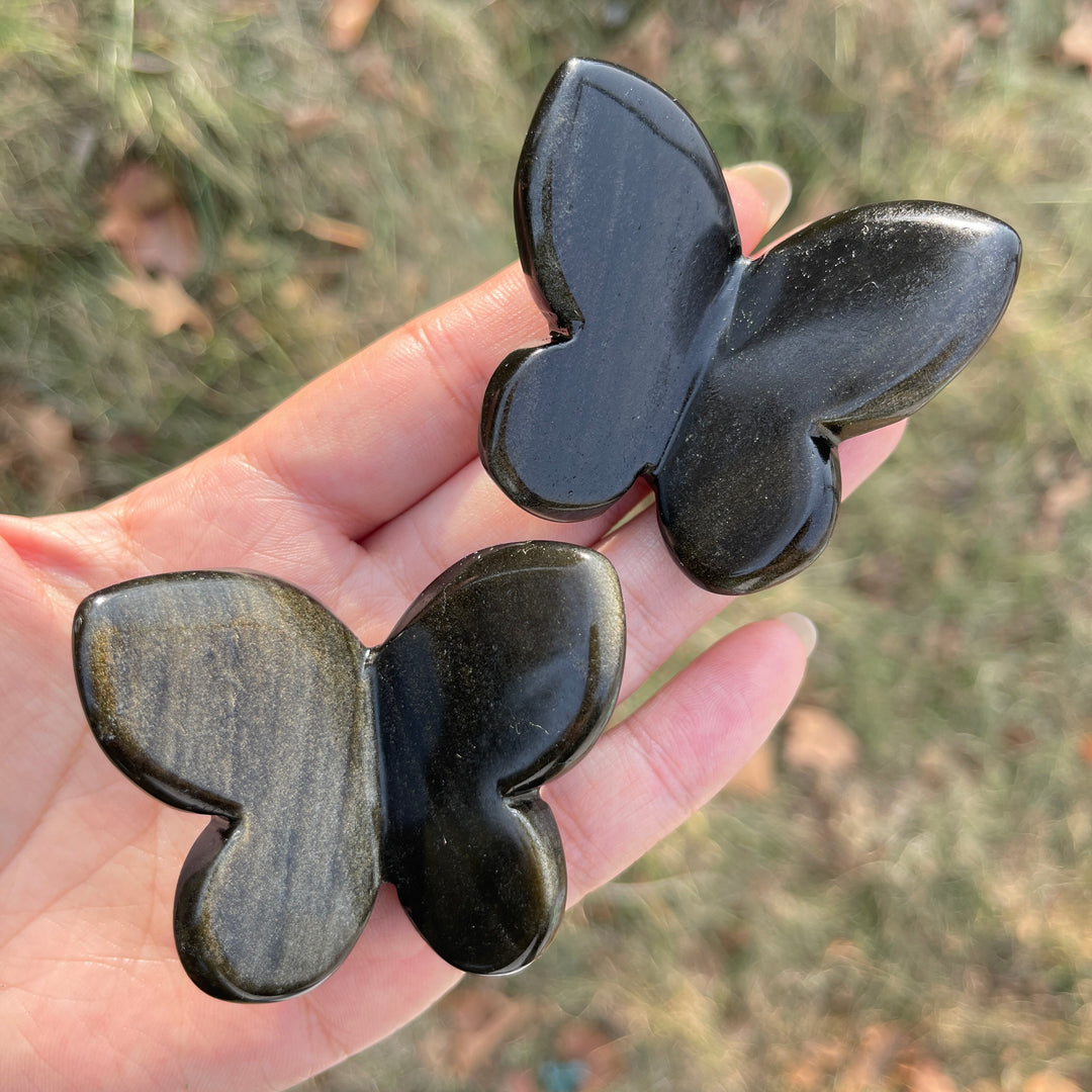 Natural Crystal Carving 3D Butterfly