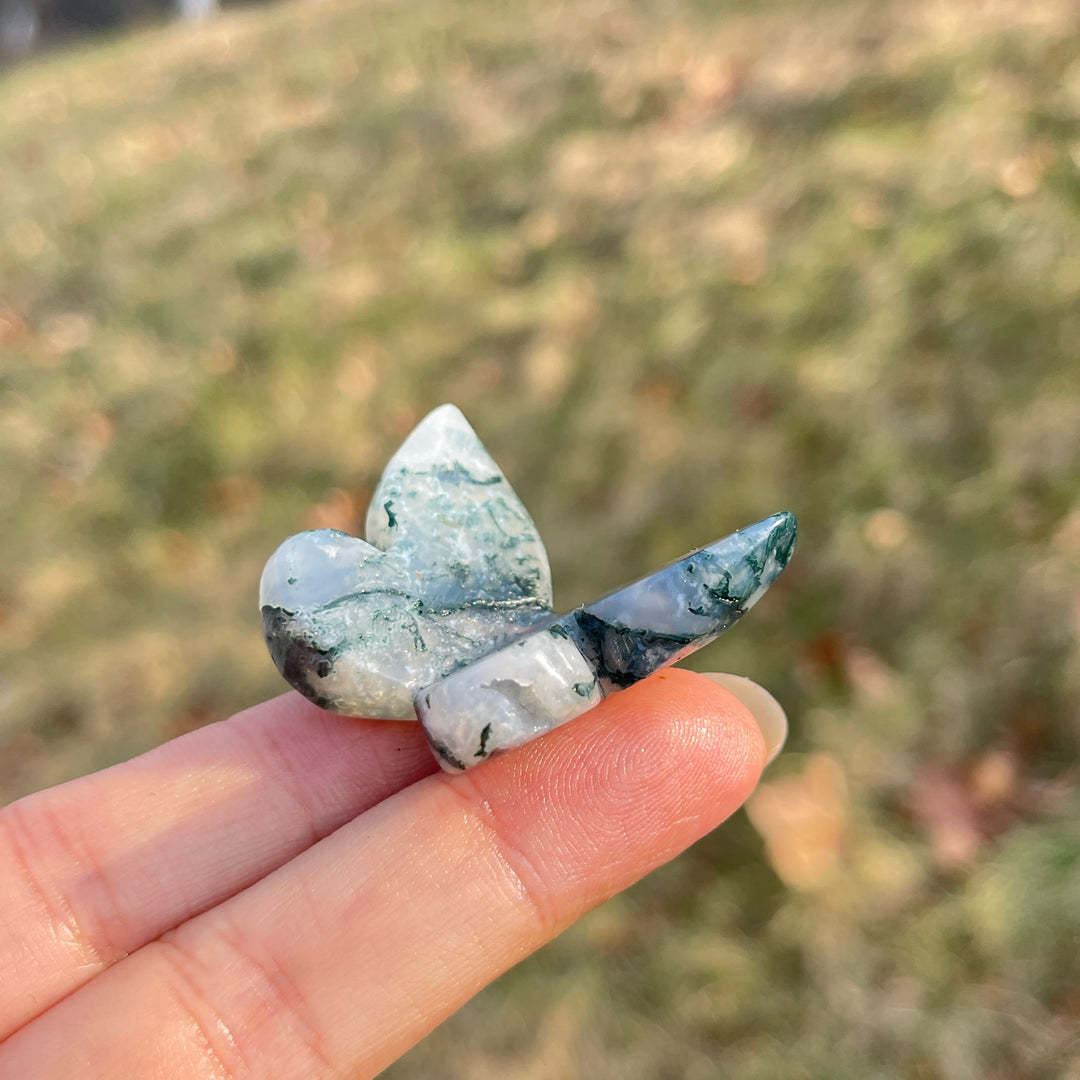Natural Crystal Carving 3D Butterfly