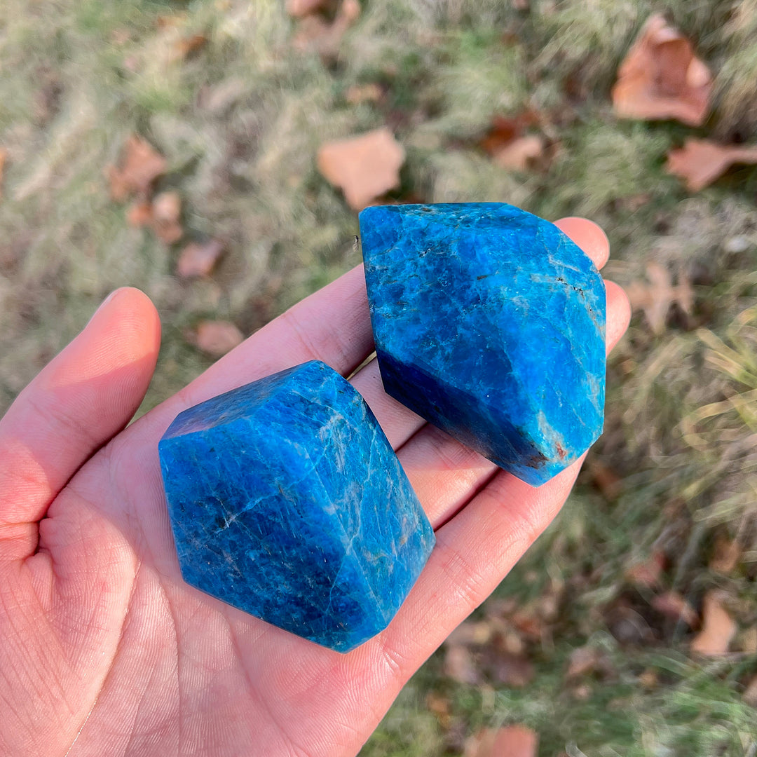 Natural Blue Apatite Freeform
