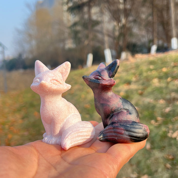 Natural Crystal Carving Fox